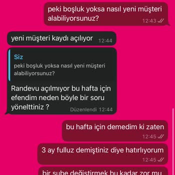 Bağcılar Şubesinde Randevu Krizi Yaşadım