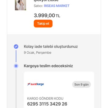 Eksik Ürün Ve Yanlış Adrese İade Sorunu