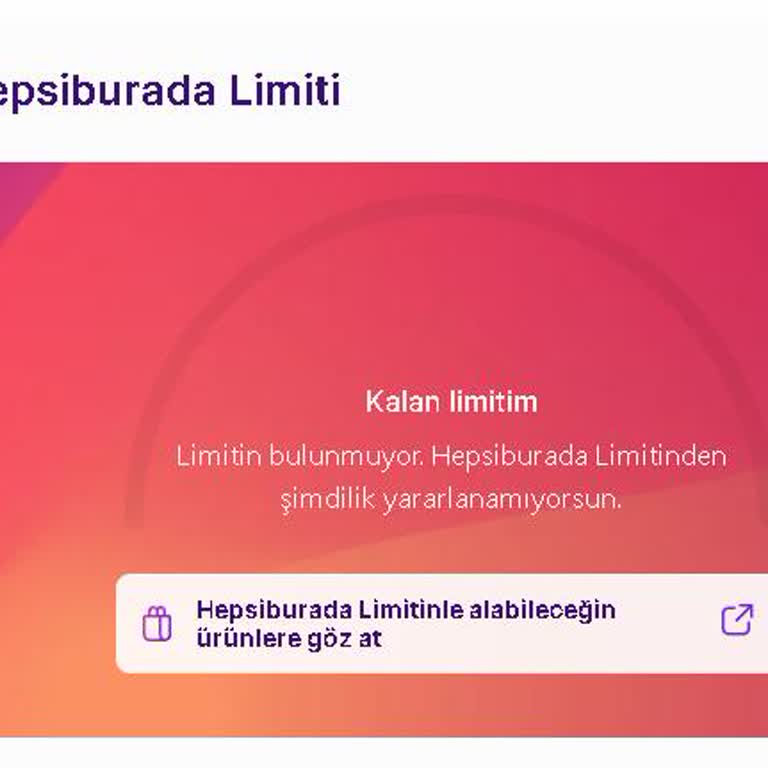 Findeks Raporu İyi Ama Limit Yok!