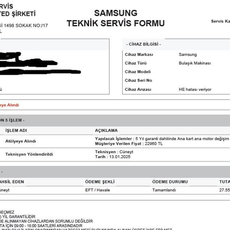 Sahte Servis Ve Yanıltıcı Garanti Vaadi