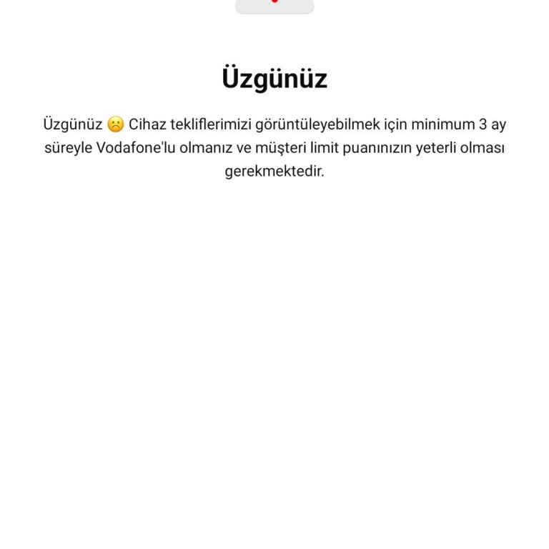Vodafone Yanımda Çark Hakkım Boşa Gitti