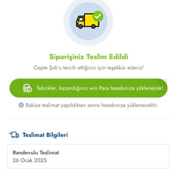 Şok Market Uygulamasında Kazanılan Puanların Yansıtılmaması