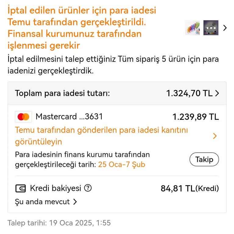 Yanlış Sipariş Ve Geciken İade Sorunu