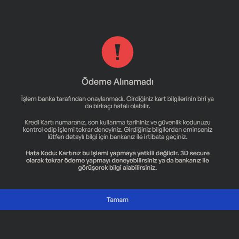 İninal İle İdefix Ödeme Sorunu