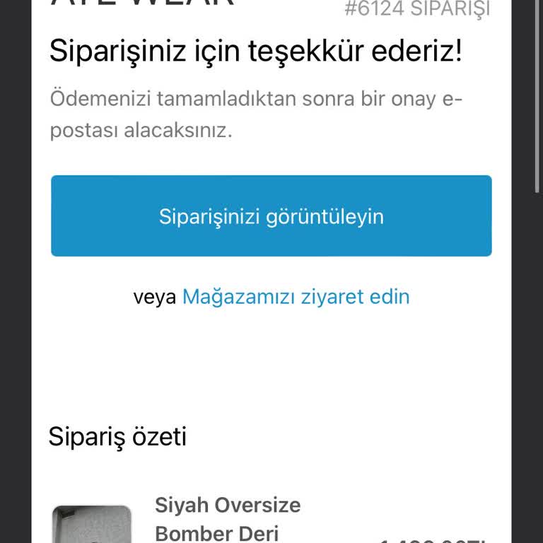 Ceket Siparişimde İletişim Sorunu Ve Gecikme