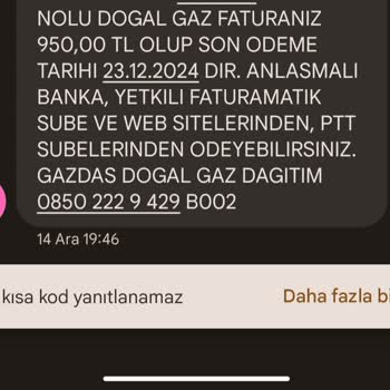Doğalgaz Faturası Gecikmesi Ve Zam Endişesi