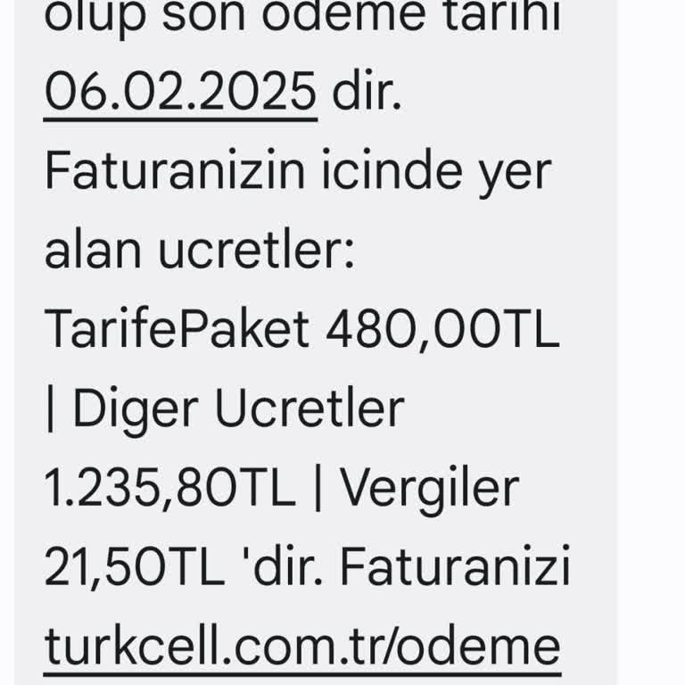 Beklenmedik Fatura Şoku