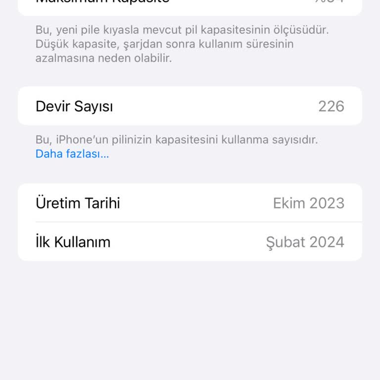 Pil Sağlığı Hızla Düşüyor: Cihaz Değişikliği Talebim