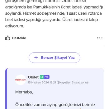 Geç Kalan Sefer Ve Yanıltıcı Bilgilendirme
