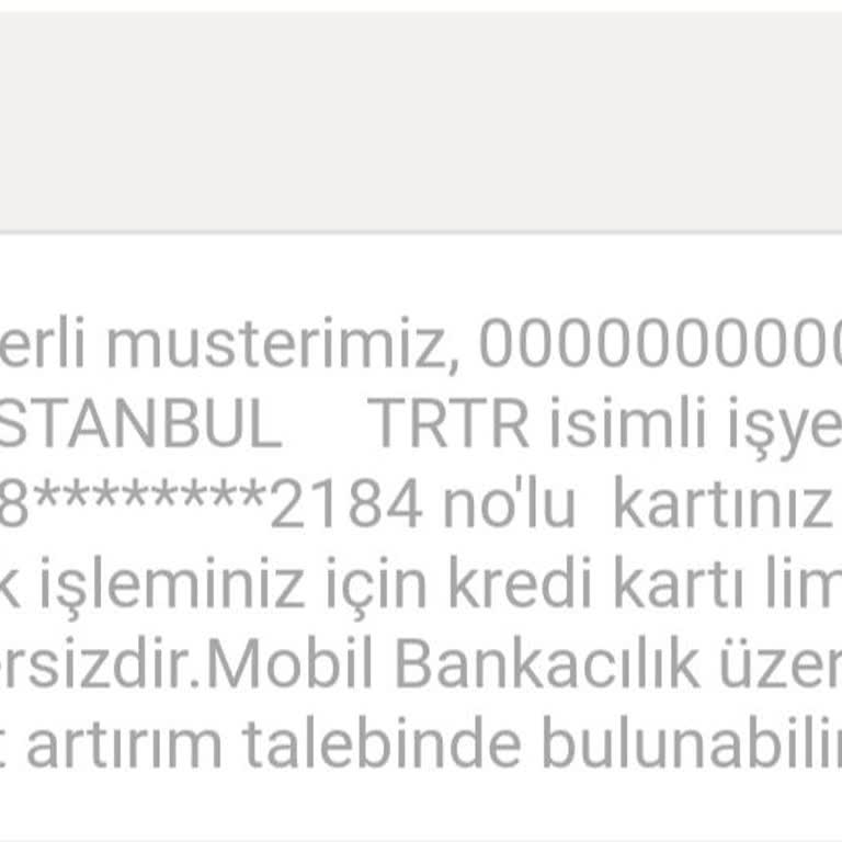 Kredi Kartımdan İzinsiz Para Çekme Girişimleri