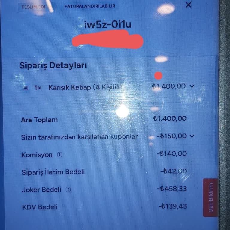 Yemeksepeti'nde Onaysız Reklam Kesintileri Ve Kendi Kuryemizle Çalışma Talebi