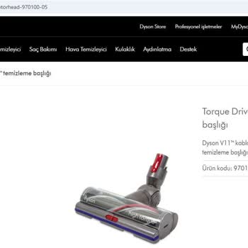 Dyson Süpürge Başlığı Ve Stok Sorunu