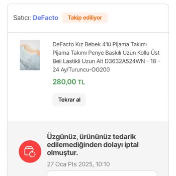 Sipariş İptali Ve Yetersiz Müşteri Hizmeti