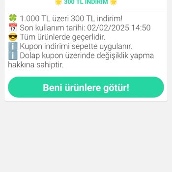 Dolap Uygulamasında Kupon Mağduriyeti
