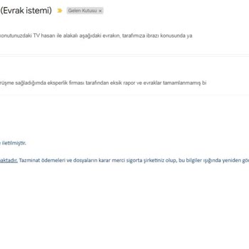 Hepiyi Sigorta İle Eksper Raporu Ve Hasar Tazmini Sürecinde Yaşanan Sorunlar