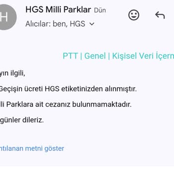HGS Geçiş Sorunu Ve Çözüm Süreci