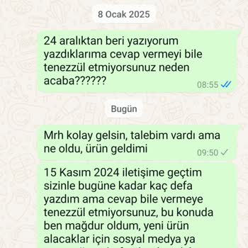 Yedek Parça Bekleyişi: Müşteri İletişiminde Cevapsız Kalan 2,5 Ay