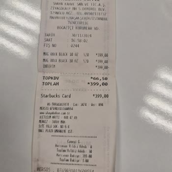 Starbucks'ta Paketleme Hatası Ve İlgisizlik