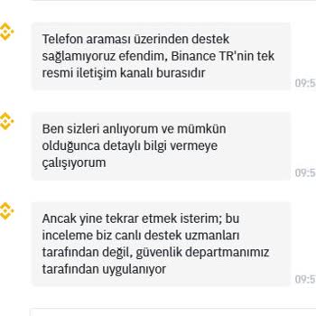 Binance TR'de Bloke Edilen Bakiye Ve İletişim Sorunları