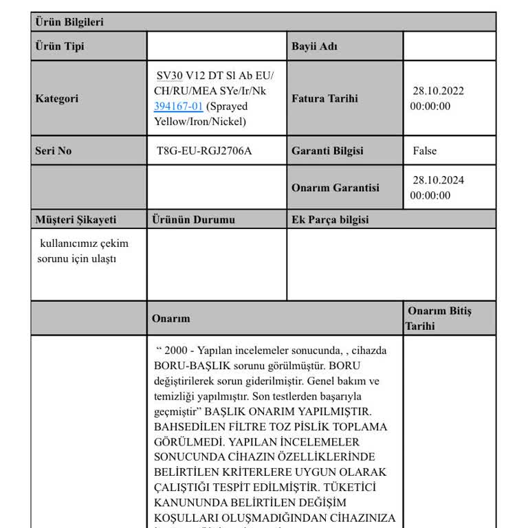 Dyson V12 Vacuum Constantly Fails, Poor Service and Unresolved Issues