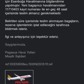 Hasarlı Bagaj Ve Yetersiz Müşteri Hizmeti