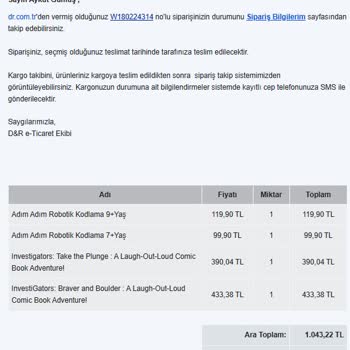 D&R Sipariş Süreci Ve Müşteri Hizmetleri Sorunu