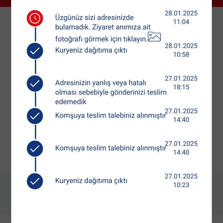 Yanlış Zaman Bildirimiyle Teslim Edilemeyen Kargo