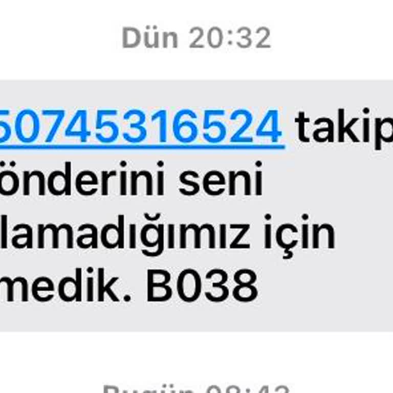 Teslim Edilemeyen Ürün Ve Yanıltıcı Kargo Bilgisi