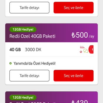 Tarife Fiyatlarında Aniden Artış