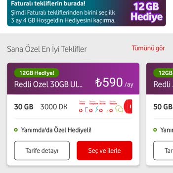 Tarife Fiyatlarında Aniden Artış