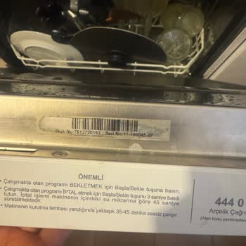 Arçelik Bulaşık Makinesi Sepet Kaplaması Sorunu