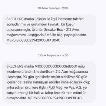 Skechers Ayakkabı Üretim Hatası Ve Mağduriyet