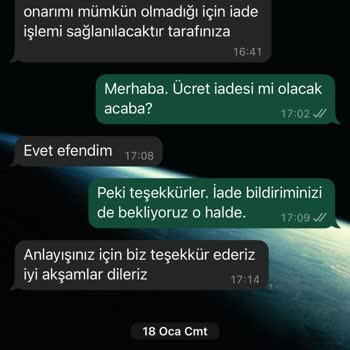 Kochler Kusurlu Ürün ve Geciken Ücret İadesi Sorunu