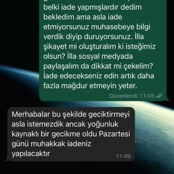 Kochler Kusurlu Ürün ve Geciken Ücret İadesi Sorunu