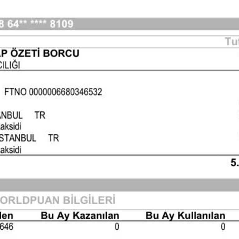 Yıllık Kart Ücreti İadesi Talebi