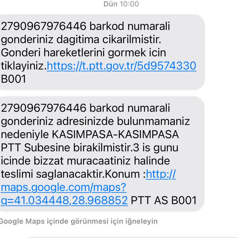 PTT Kargo Dağıtım Sorunu Ve Yetersiz Müşteri Hizmetleri
