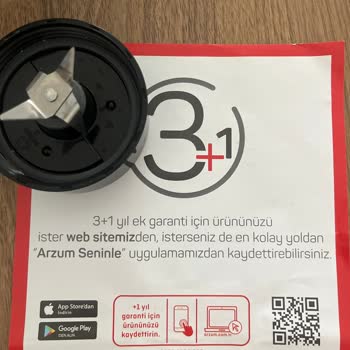 Arzum Blender Bıçağı Garanti Sorunu: İlk Kullanımda Hayal Kırıklığı