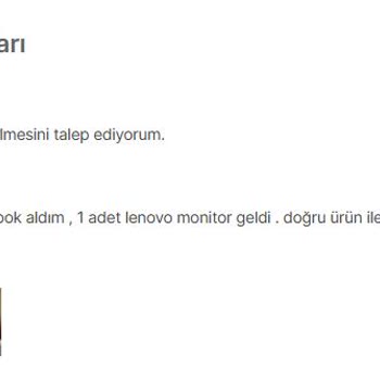 Yanlış Ürün Ve Geç Kargo: Müşteri Hizmetleri Yetersizliği