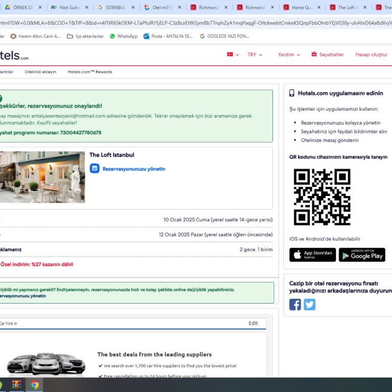 Hotels Com İle Yaşanan Loft Otel Hayal Kırıklığı Ve İletişim Sorunu