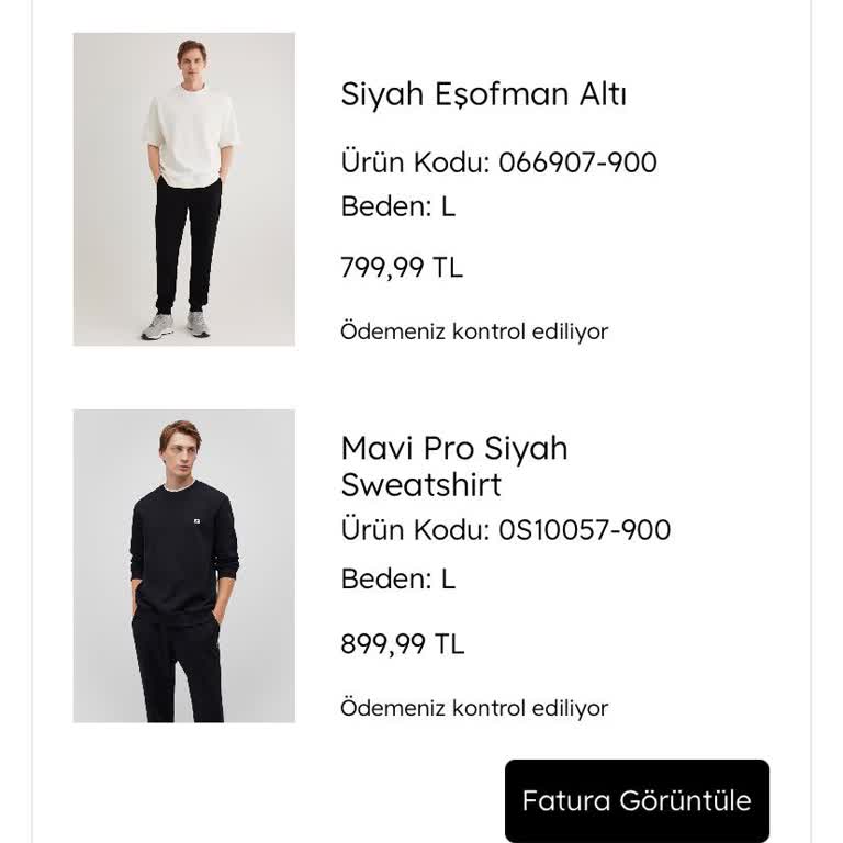 Ödeme Bildirimi Ve Fatura Sorunu