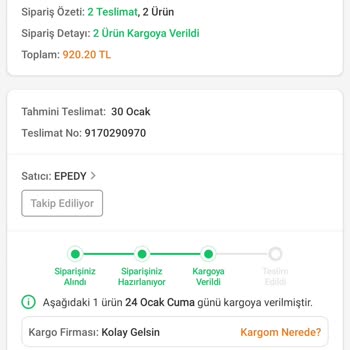 Teslimat Gecikmesi Ve İletişim Sorunları