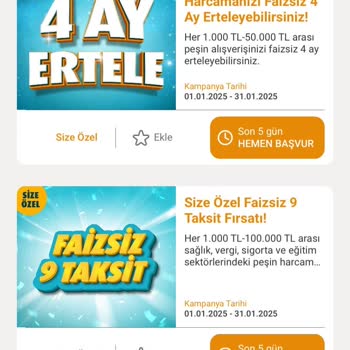 Yanıltıcı Kampanya Bilgilendirmesi