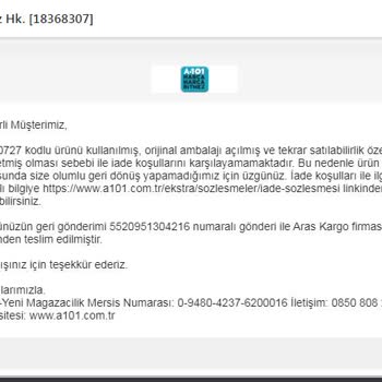 Yanlış Ürün İadesinde Sorun Yaşadım