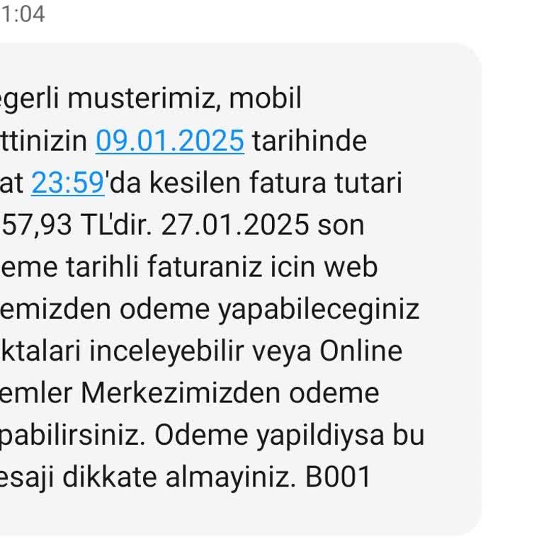 Taahhüt Sonrası Şok Fatura Ve İletişim Sorunu