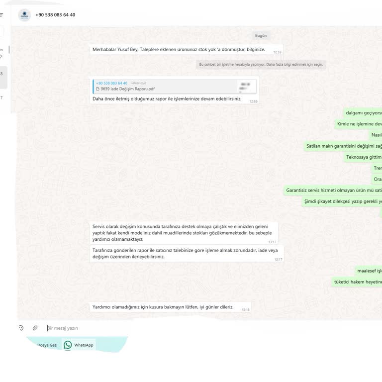 Bilkom Servisinden Çözüm Bekleyen Müşteri Mağduriyeti