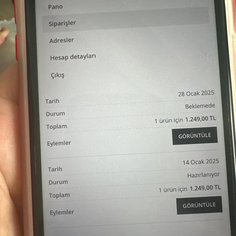 Ödeme Yapıldı Sipariş Gönderilmedi