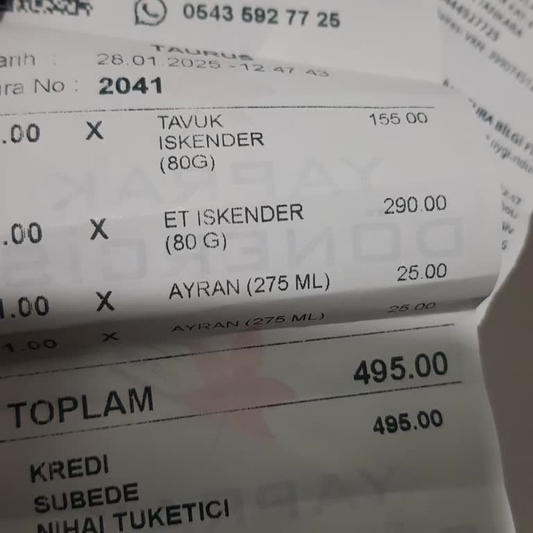 Soğuk Ve Lezzetsiz İskender Deneyimi