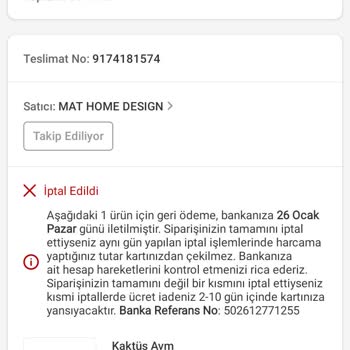 Trendyol'da Fiyat Farkı Ve İptal Mağduriyeti
