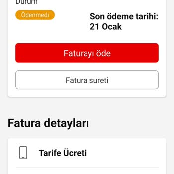 Vodafone Fatura Ödeme Tarihi Değişikliği ve Bilgilendirme Eksikliği