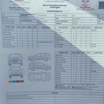 Sıfır Araçta Gizli Kusurlar